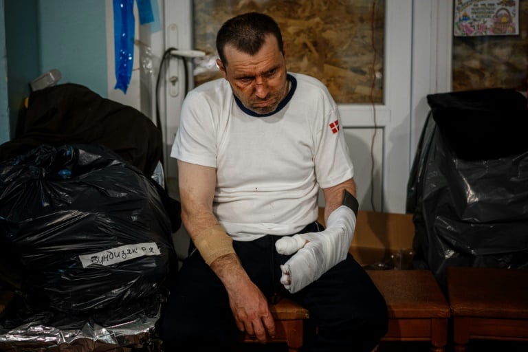 Jede Brigade der ukrainischen Armee hat ihre Stabilisierungszentren zwischen der Front und größeren Krankenhäusern. Jede Brigade der ukrainischen Armee hat ihre Stabilisierungszentren zwischen der Front und größeren Krankenhäusern.
