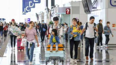 Die meisten Festlandchinesen fliegen über Hongkong ins Ausland