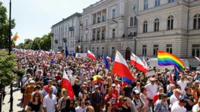 Die polnische Opposition veranstaltet einen großen Protest gegen die Regierung
