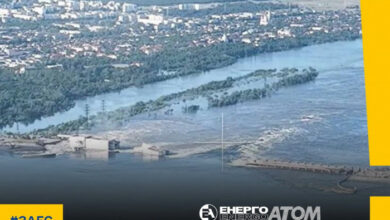 Großer ukrainischer Staudamm „teilweise zerstört“