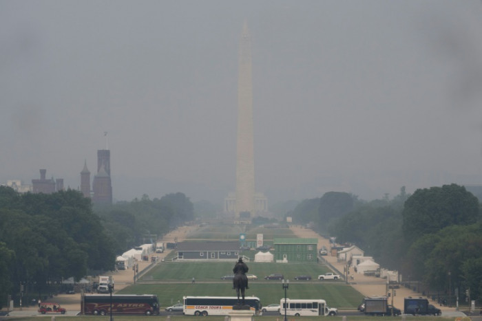 Rauch von kanadischen Waldbränden hüllt den Osten der USA in Dunst
