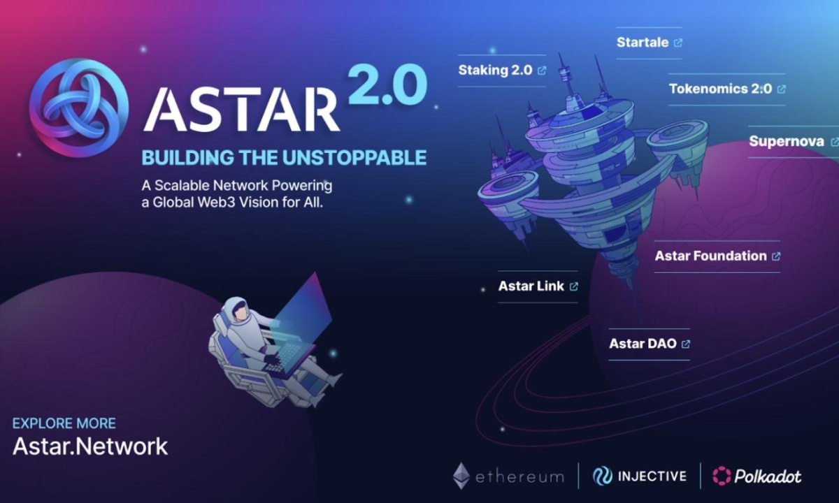 Astar Network stellt die „Astar 2.0 Vision“ vor, um Milliarden von Benutzern die Masseneinführung von Web3 zu ermöglichen