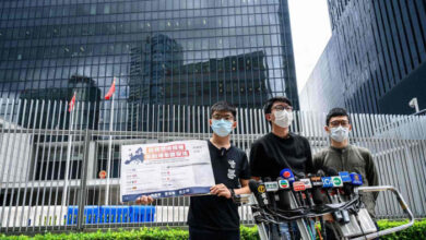 Hongkong verhaftet vier Personen, denen die Unterstützung ausländischer Aktivisten vorgeworfen wird