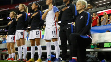 Ikonischer Rapinoe, Fußballmeister und engagierter Aktivist