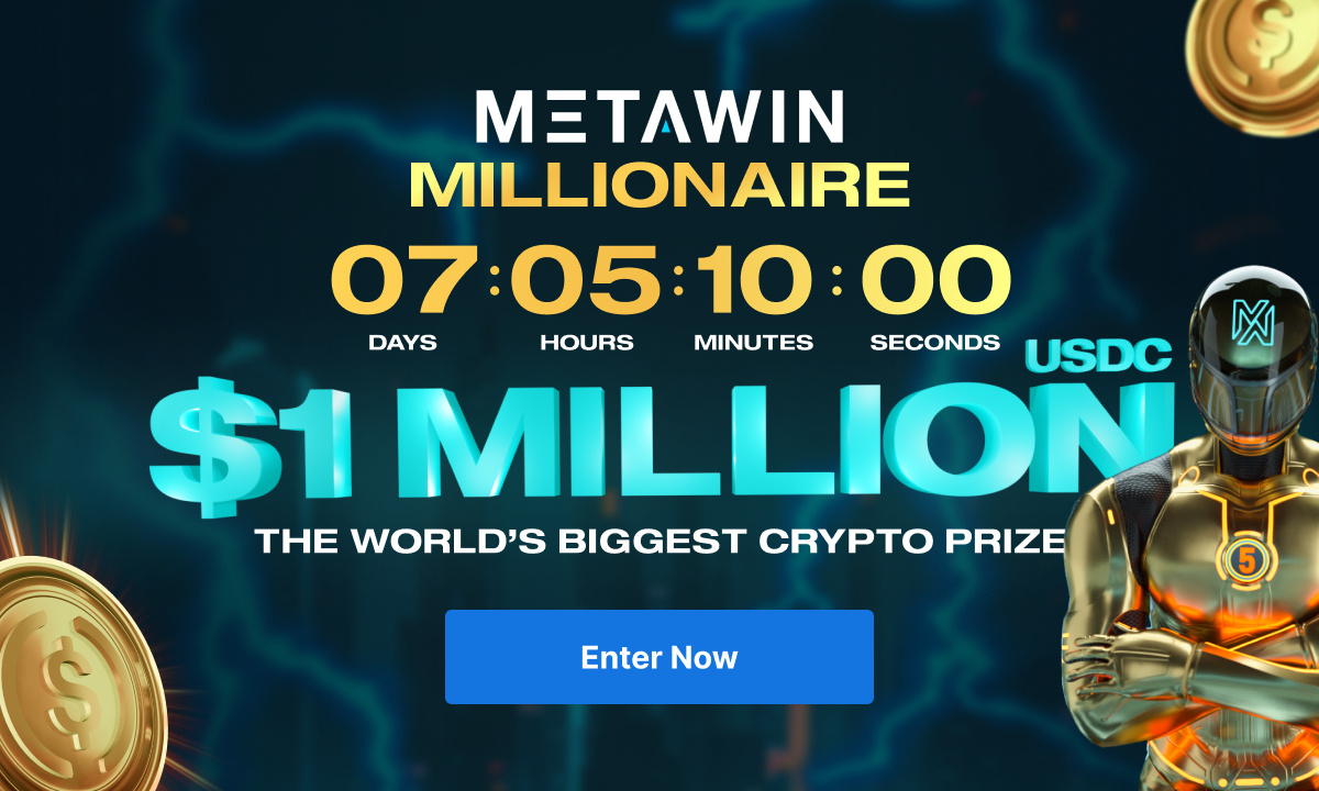 Die revolutionäre Blockchain-Wettbewerbsplattform Metawin rechnet mit einer riesigen Verlosung von 1 Million US-Dollar