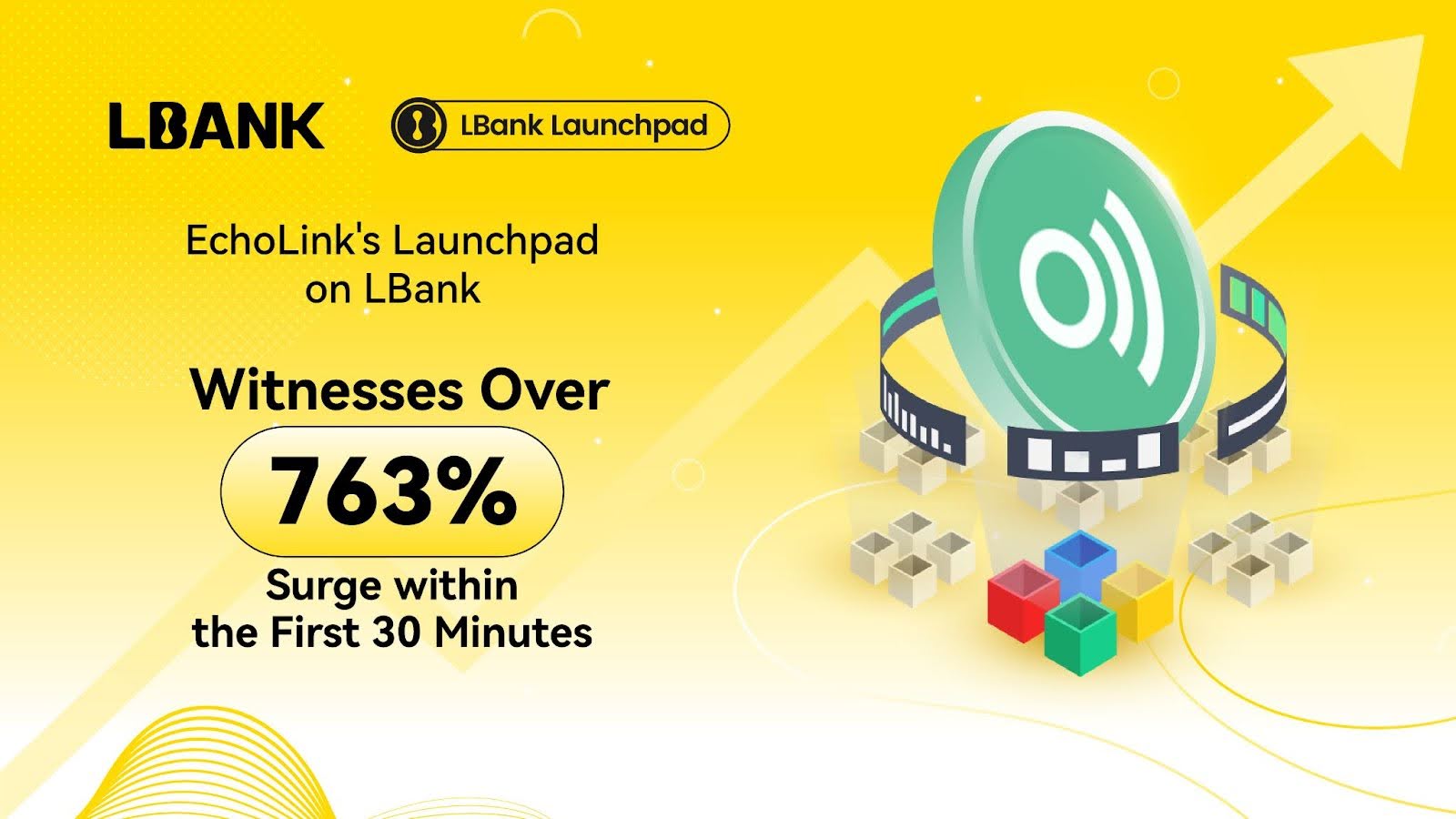 EchoLink’s Launchpad on LBank Witnesses Over 763% Surge within the First 30 Minutes