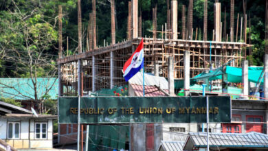 Eine Rebellengruppe aus Myanmar beansprucht die Kontrolle über eine Stadt an der Grenze zu Indien und Bangladesch