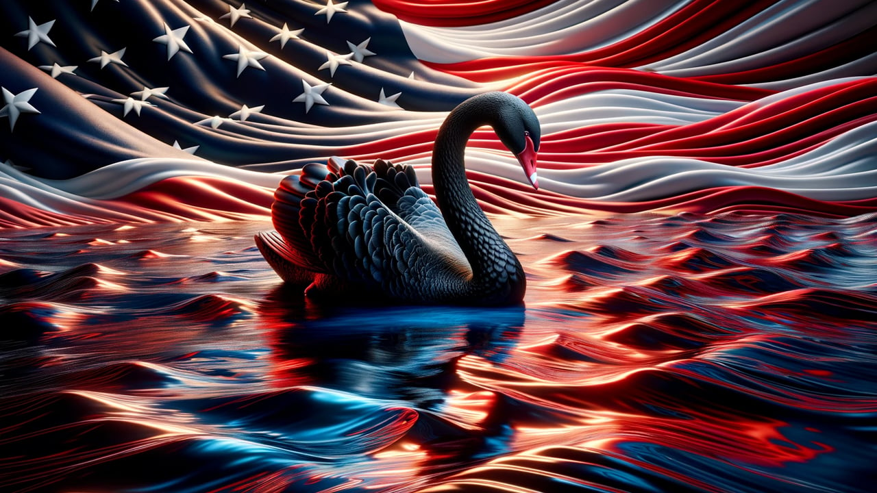 Black Swan Looms in 2024, Expert Warns of Unprecedented Economic Upheaval and US Election Disruption