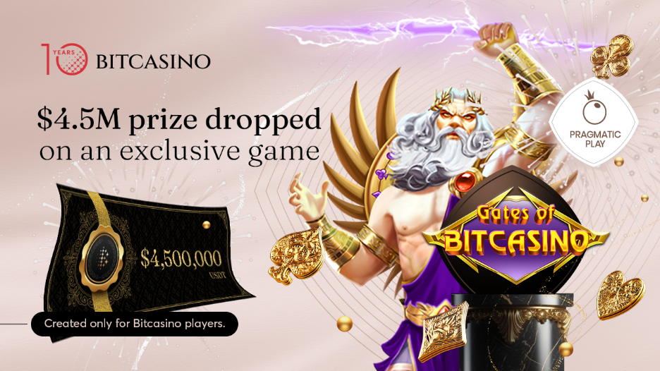 Bitcasino.io Player Strikes Gold Twice, Securing $4.5M in Winnings