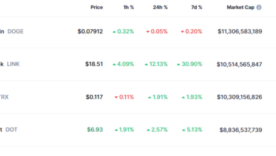 Chainlink Marktkapitalisierung