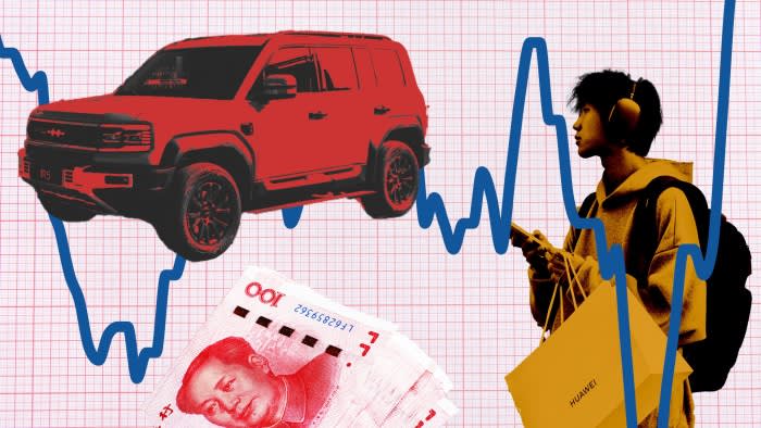 Chinas Verbraucher schnallen den Gürtel enger, auch wenn die Preise fallen
