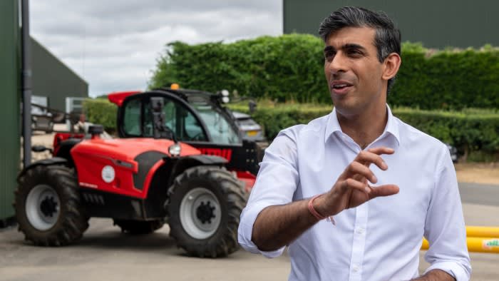 Sunak versucht, die Unterstützung britischer Landwirte zurückzugewinnen