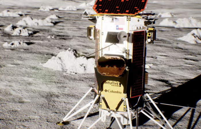 US-Mondlander kippt um, ist aber „lebendig und gesund“