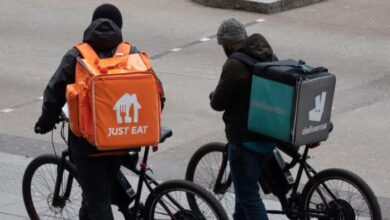 Uber, Deliveroo und Just Eat bereiteten sich am Mittwoch auf Fahrerstreiks vor