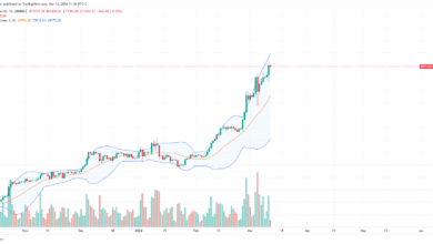 Bitcoin daily chart for March 12