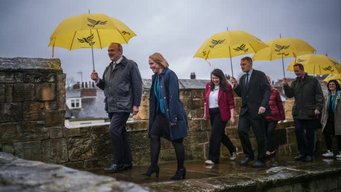 Die Liberaldemokraten geloben, die „blaue Mauer“ bei den Wahlen in Großbritannien zum Einsturz zu bringen