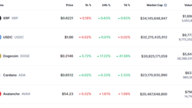 Dogecoin-Marktkapitalisierung