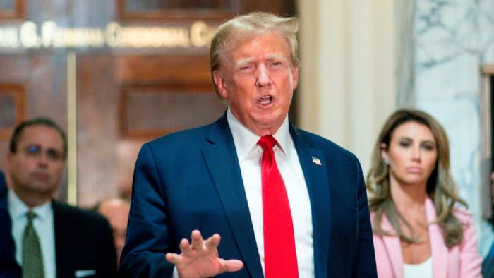 Donald Trump hinterlegt eine Kaution in Höhe von 91,6 Millionen US-Dollar, während er Berufung gegen das Verleumdungsurteil einlegt