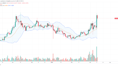 XRP price chart for March 12
