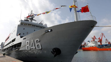 Angesichts der Spannungen im Südchinesischen Meer empfängt China ausländische Marineoffiziere