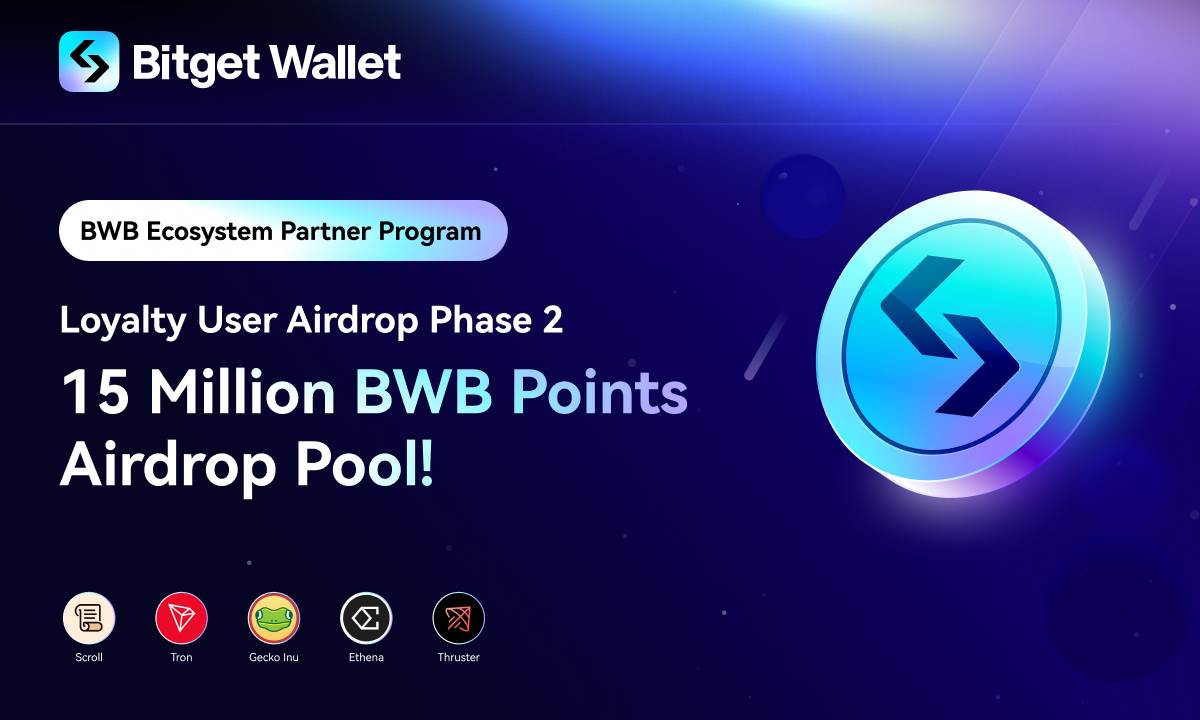 Bitget Wallet führt BWB Points Airdrop ein und stärkt die Zusammenarbeit mit Ethena