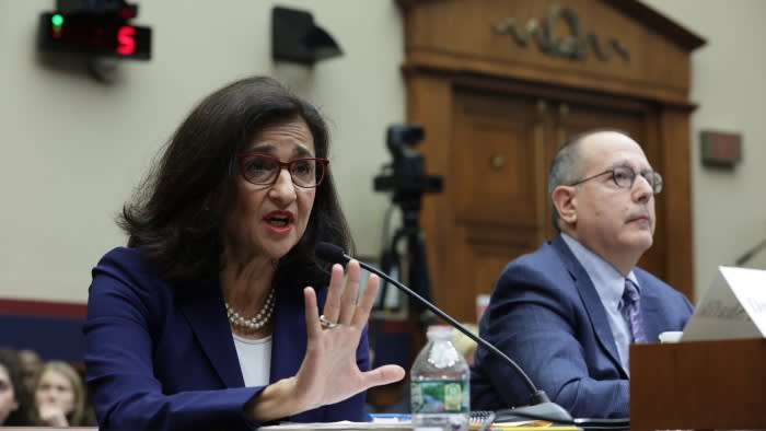 Columbia-Präsident Minouche Shafik im Zentrum des Aufruhrs auf dem Campus