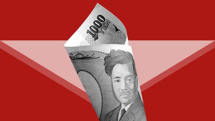 Der Yen fällt zum ersten Mal seit 1990 unter 154 Yen