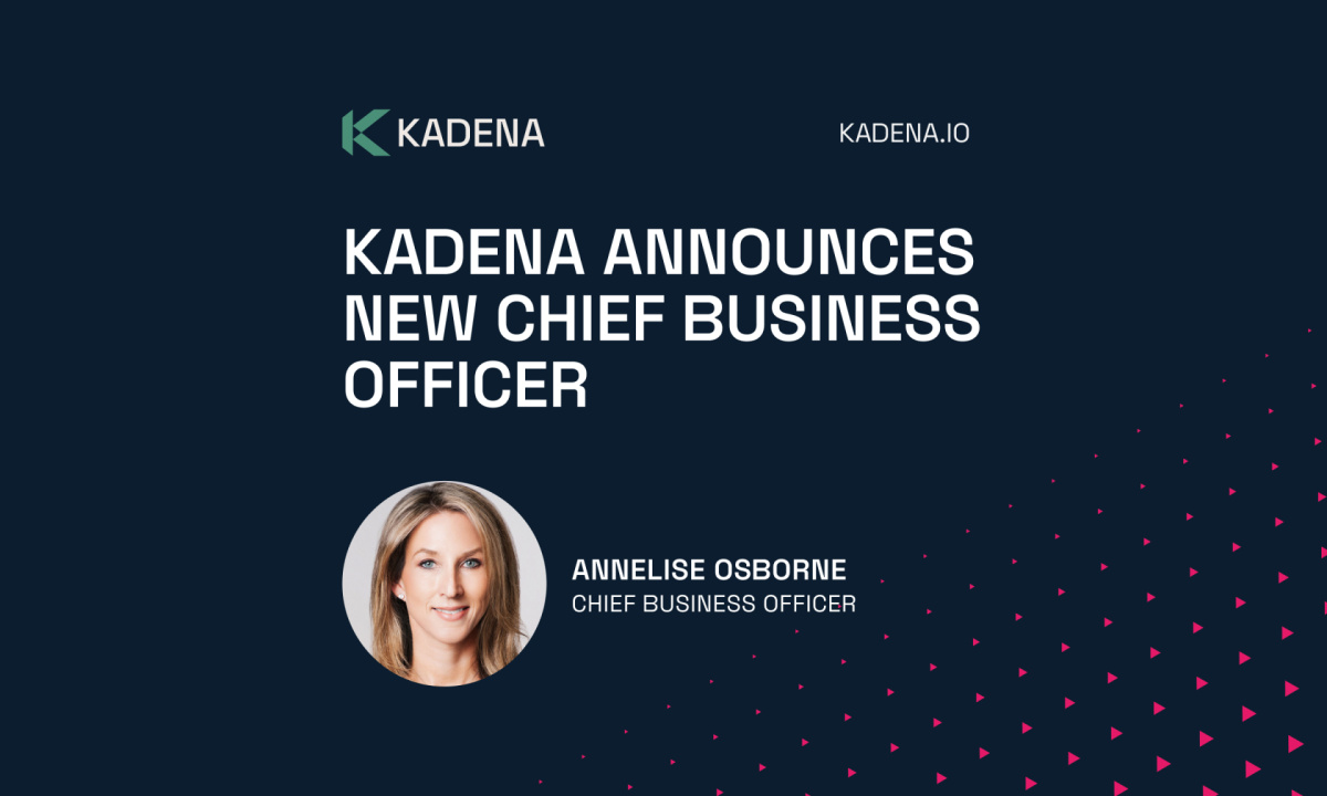 Kadena gibt Annelise Osborne als Chief Business Officer bekannt