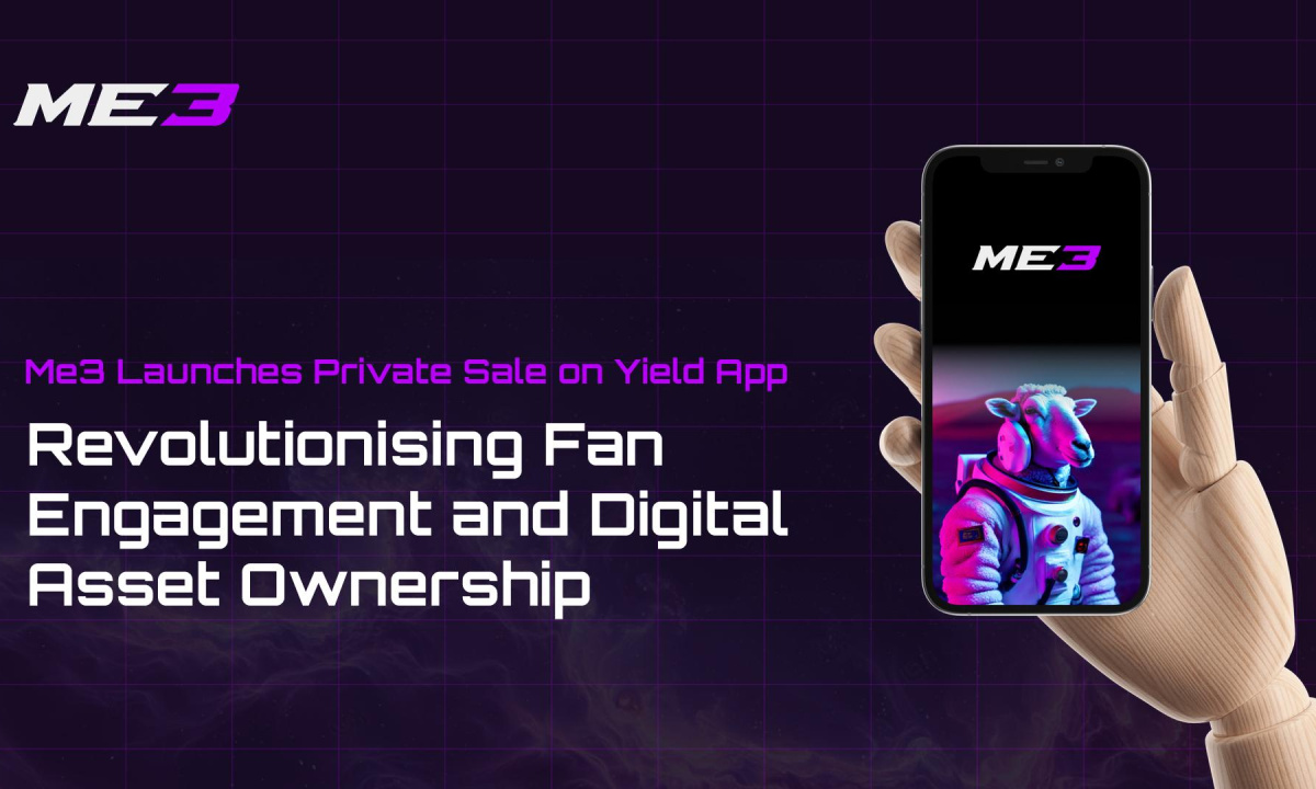 Me3 startet Privatverkauf in der Yield-App: Revolutionierung der Fan-Einbindung und des Besitzes digitaler Vermögenswerte