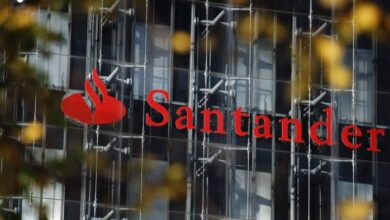 Santander profitiert von höheren Zinssätzen um 11 Prozent