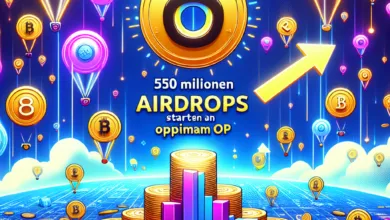 550 Millionen Krypto-Airdrops starten auf Optimism (OP)