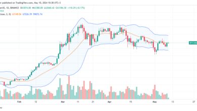Bitcoin daily chart for May 10