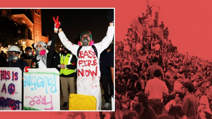 Das Gespenst von 1968 schwebt über den Campus-Protesten in den USA