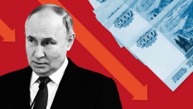 Die russischen Finanzströme brechen ein, nachdem die USA Wladimir Putins Kriegsmaschinerie ins Visier genommen haben