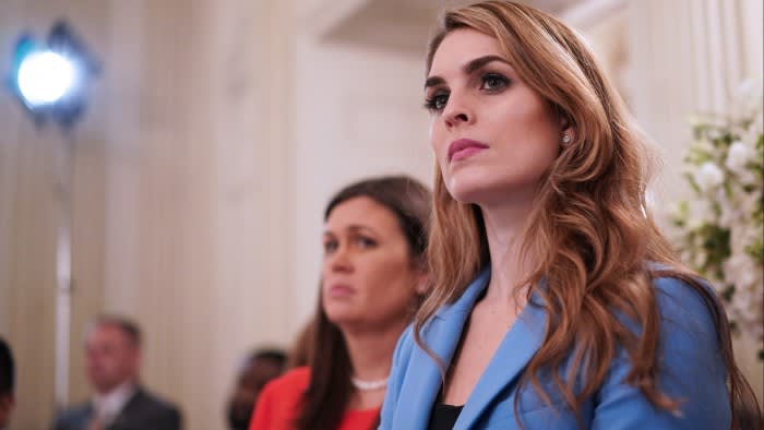 Hope Hicks sagt, Donald Trump sei „besorgt“ über Affärenvorwürfe während des Rennens 2016