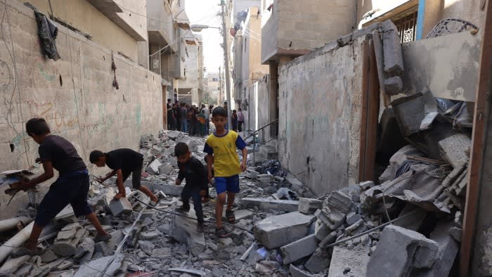 In Rafah zusammengepferchte Gaza-Bewohner bereiten sich auf einen israelischen Angriff vor