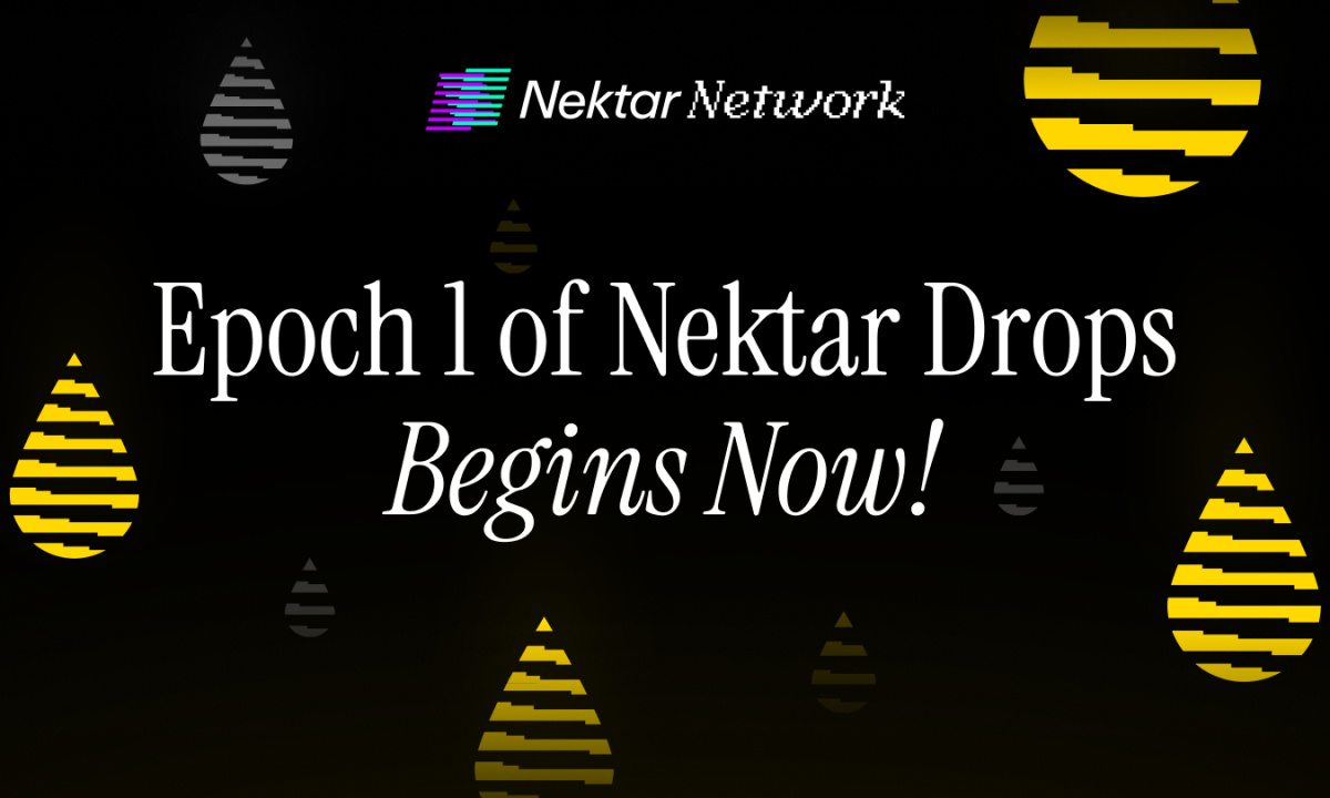 Nektar Network beginnt Epoche 1 der Nektar Drops – Belohnungen für die fortlaufende Teilnahme