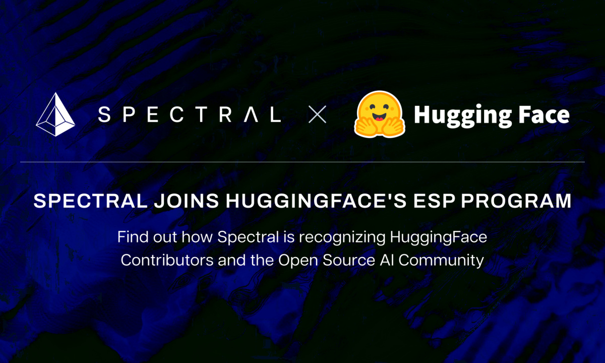 Spectral Labs schließt sich dem ESP-Programm von Hugging Face an, um die Onchain x Open-Source-KI-Community voranzutreiben