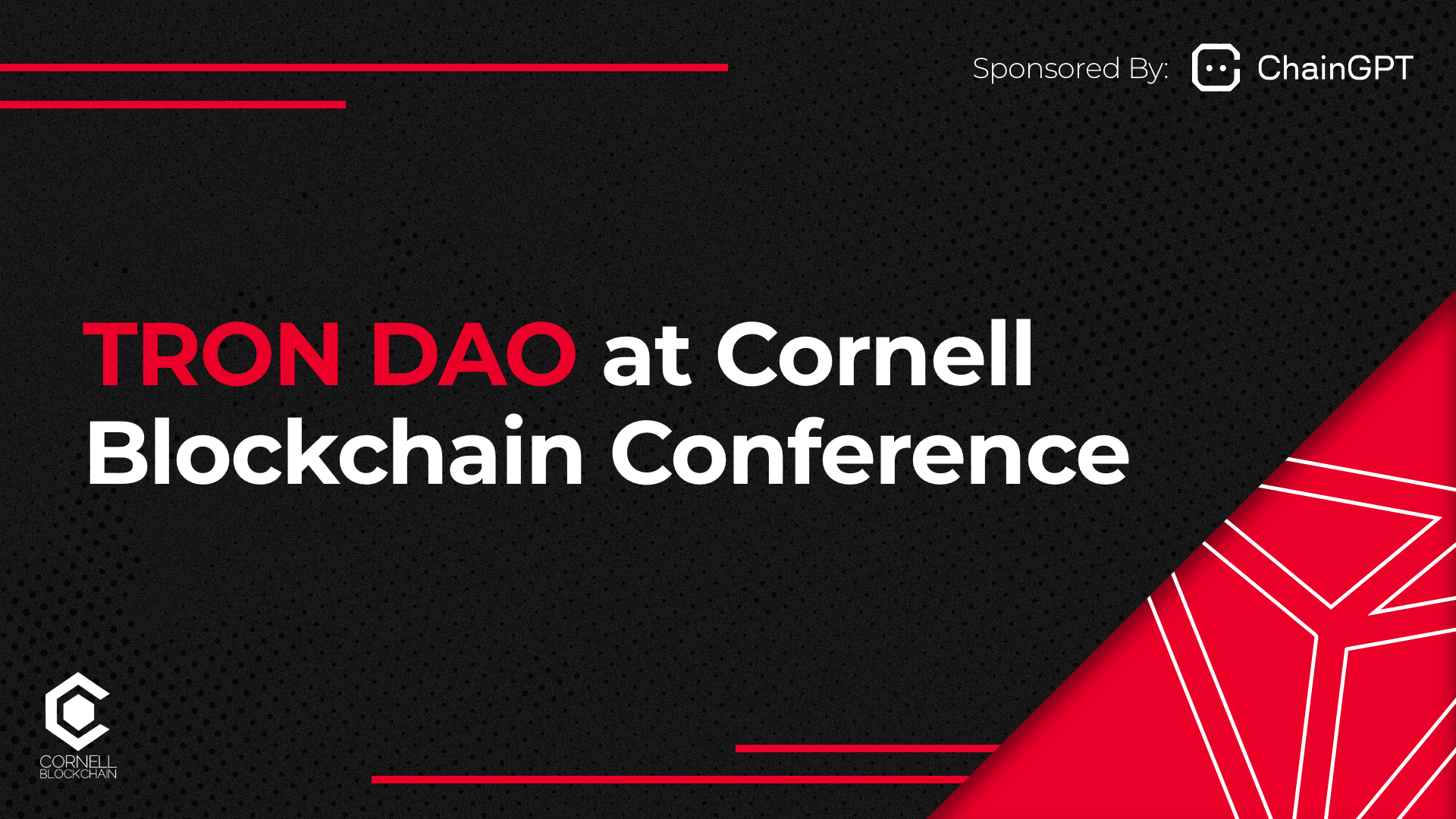 TRON DAO at Cornell Blockchain Conference