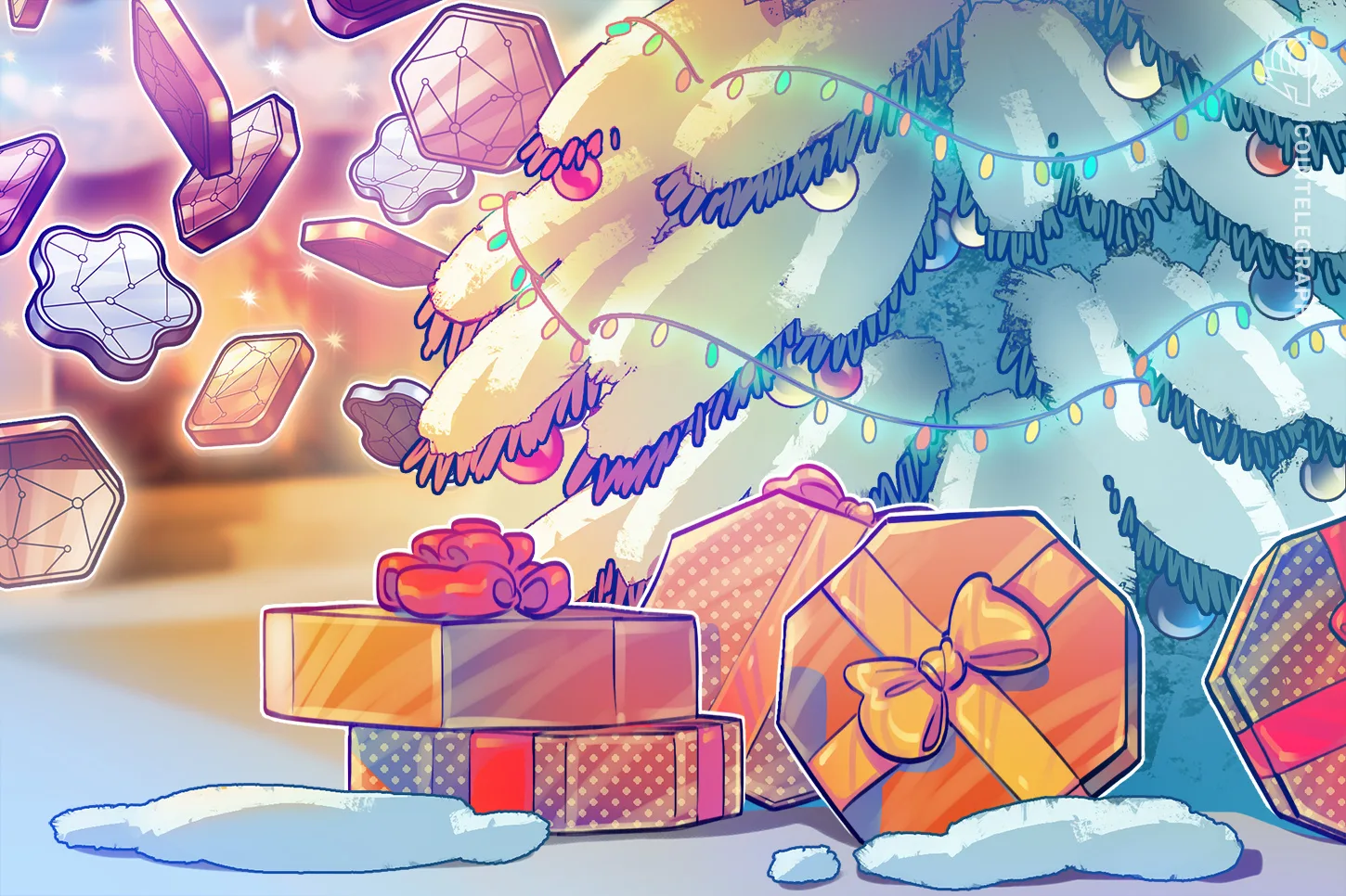 Pudgy Penguins begeistert mit Weihnachtsanimationen am Las Vegas Sphere