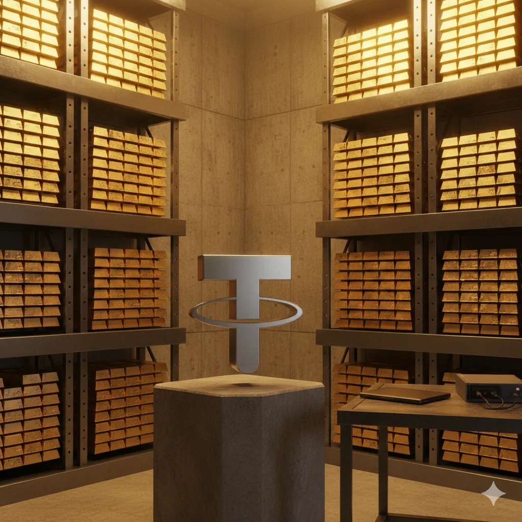 Tether investiert 150 Millionen Dollar in Gold.com: Ein neuer Weg