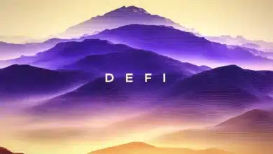 Kryptowährungen: eine digitale Wallet voller Coins, abstrahierte Grafiken von Blockchain und Finanzdiagrammen im Hintergrund.