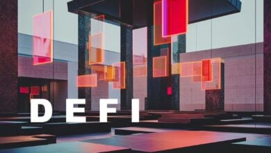 Kryptowährungsdiagramme und digitale Assets visualisieren DeFi-Trends und innovative Finanzlösungen in der Blockchain.