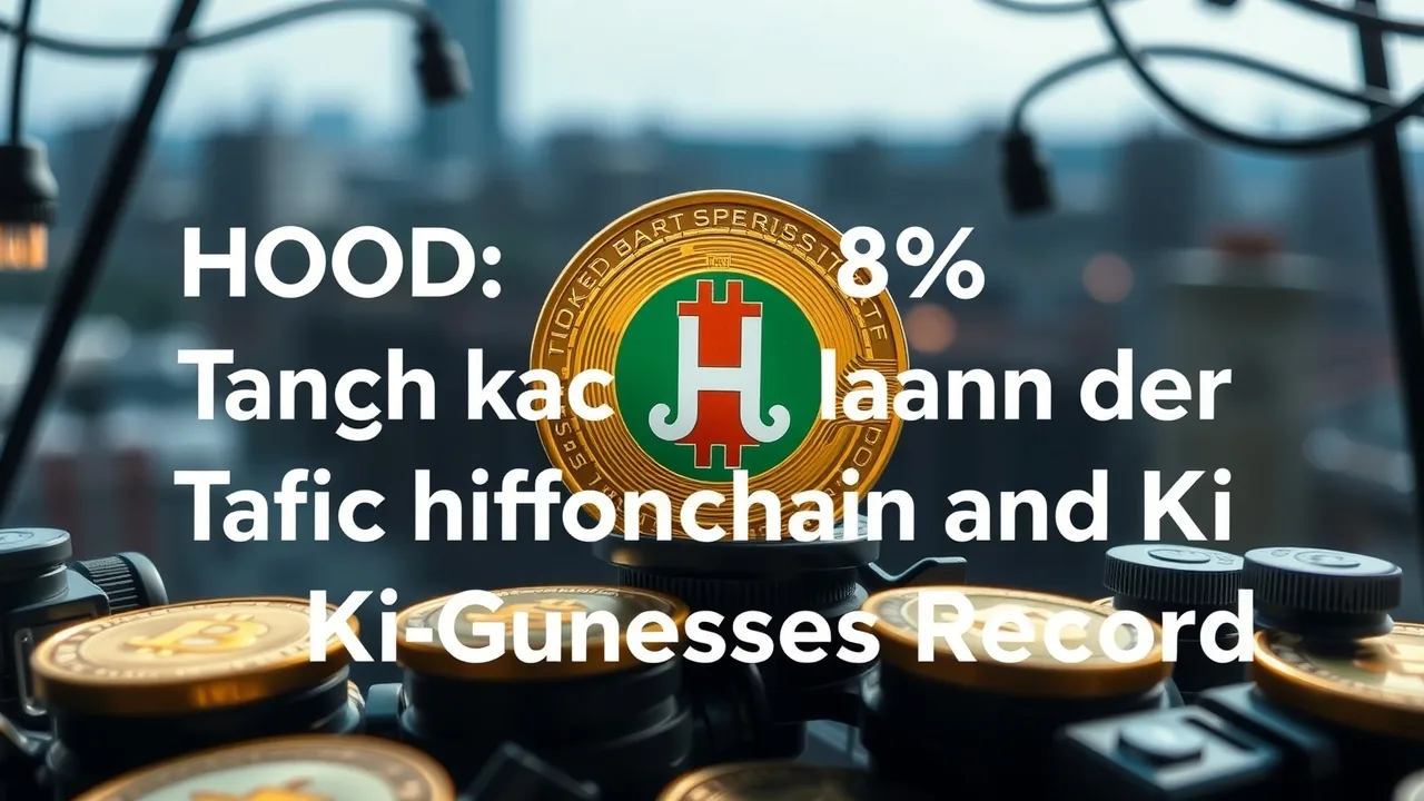 HOOD steigt 8% nach Launch der Robinhood Chain und KI-Guinness-Rekord