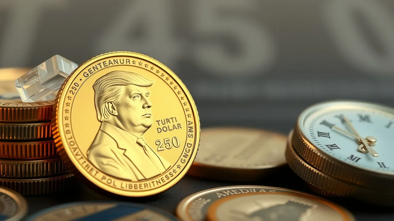 Trumps 1-Dollar-Goldmünze zum 250. Geburtstag Amerikas