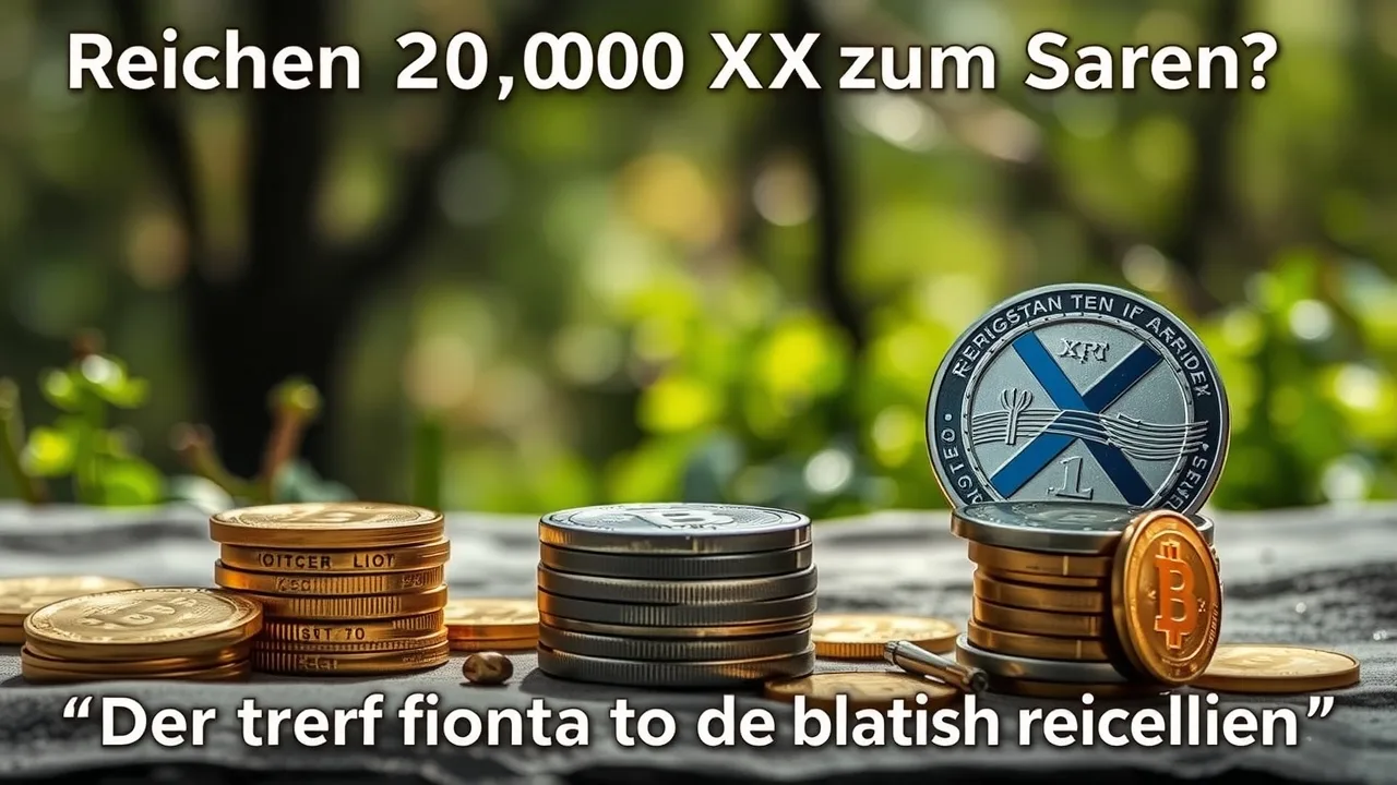 Reichen 20.000 XRP zum Sparen? Der Traum trifft auf die brutale Realität
