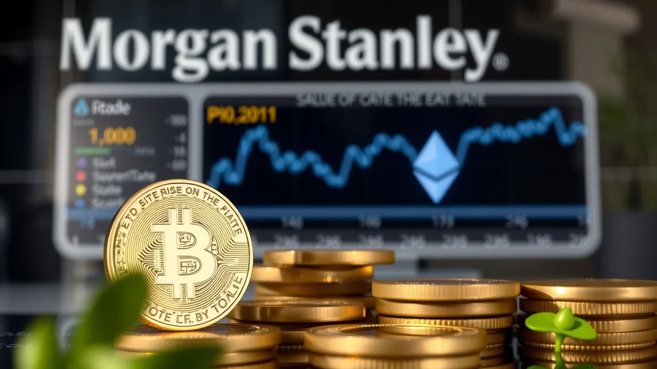 Morgan Stanley startet Bitcoin-, Ethereum- und Solana-Handel auf E*Trade